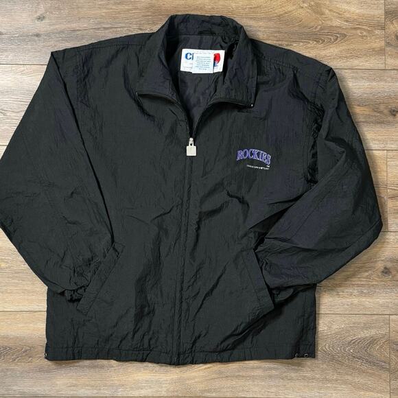 VTG 1997 Chalk Line Colorado Rockies Men’s Medium Lightweight Jacket. - Picture 1 of 7